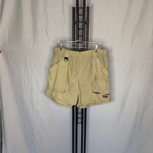 Men's‎ Beige Cargo Shorts with Utility Pockets